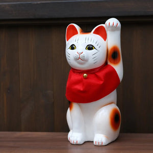 常滑燒 - 26cm白貓